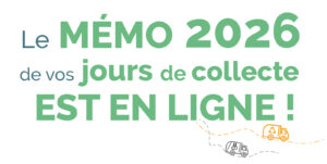 Le mémo 2026 de vos jours de collecte est en ligne !