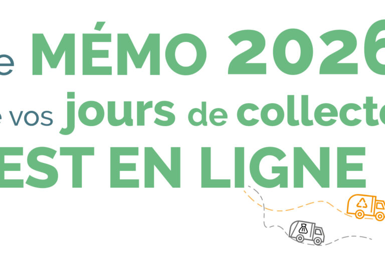 Le mémo 2026 de vos jours de collecte est en ligne !